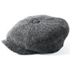 Failsworth Carloway Bakerboy in Harris Tweed Wool (57cm, 4615 Grey)