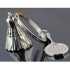 Sportigo ® Badminton Keychain/Key Ring/Gift/Present with racket and ball