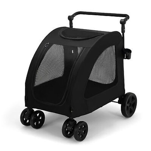 4 Wheels Pet Stroller Outdoor Pet Jogger Stroller With 220 lbs Load Brand New