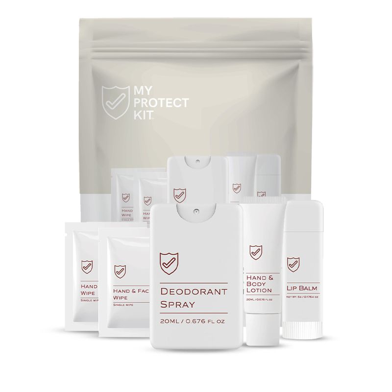 TSA Approved Travel Essentials for Men & Women - Hygiene Kit with ...