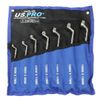 US PRO Tools 7 Piece Double Offset Ring Spanner Wrench Set 6-19MM 75DEG 3528