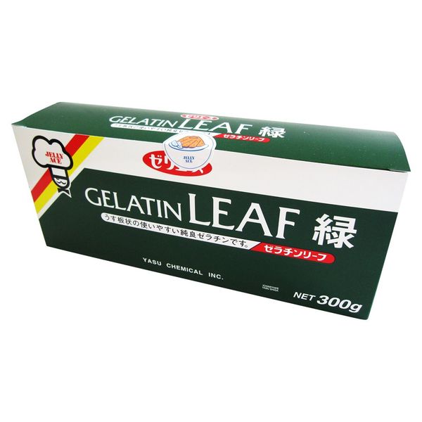 Jerif Jelyace Plate Gelatin Leaf Green, 10.6 oz (300 g)