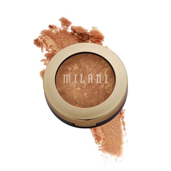 Milani Baked Bronzer - Dolce, Cruelty-Free Shimmer Bronzing Powder to Use For Contour Makeup, Highlighters Makeup, Bronzer Makeup, 0.25 Ounce