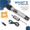Pyle-PRO 16 Channels Selectable UHF Wireless Mic with Adapter Receiver PDWMU105
