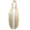 Super Long Straight Wig Net Set Costume Accessory 100cm (Gold)
