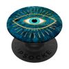 Yellow Evil Eye Blue PopSockets Adhesive PopGrip