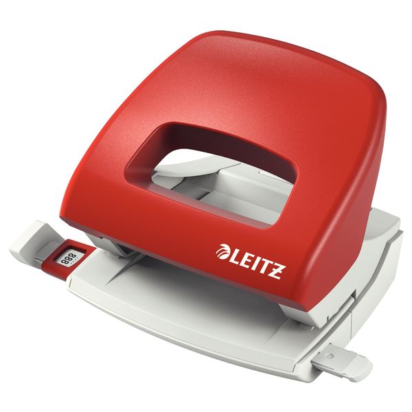 Esselte Leitz 50380025 NeXXt Hole Punch Capacity 16 Sheets Small Red