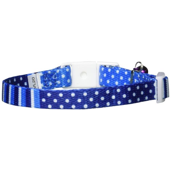 Petio CAT COLLAR Cat Collar Border Dot Collar Blue