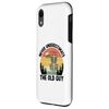 iPhone XR Never Underestimate The Old Guy Disc Golf Frisbee Golfing Case