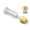 (10 Pack) Three-Piece Airlock and Drilled #6 Stopper Fermentation Beer Making Wine Making Kombucha Fits Gallon Jugs