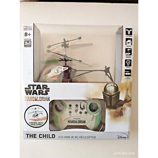 Star Wars The Child Remote Control Helicopter 2 Channel RC  New in Box