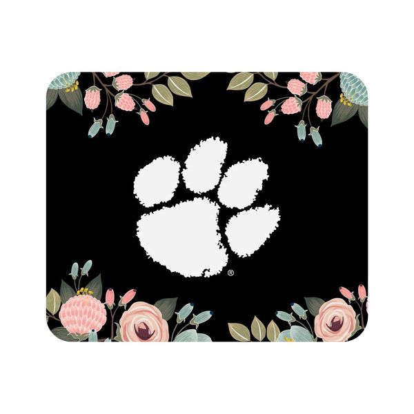 Mouse Pad, Fabric, Clemson University Standard/Floral Pink