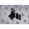 TAVI NOIR Kai Fashion Crew Grip Socks, Medium, Ebony