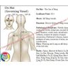 The Eight Extraordinary Meridians Acupuncture Points Chart 8.5" X 11"