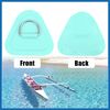 A ABSOPRO 4pcs D Ring Patch PVC Stainless Steel Triangle Shape Green for Kayak Item Replacement