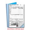 Cherry Carbonless NCR Risk Assessment Form Duplicate Book A4 50 Sets
