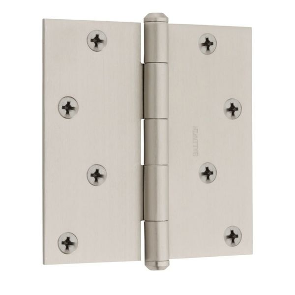 Baldwin Reserve 4 Inch Square Hinge. 9BR7028-002. Satin Nickel 