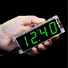Hsthe Sea DIY LED Digital Clock Kit with Time Temperature Date Display Light Control Simple Digital Clock for Beginners