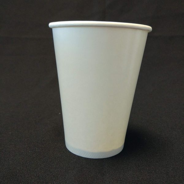 7oz (200cc) Tall Paper Disposable Takeaway Coffee Tea Hot Drinks Vending Cup - White - Pack of 50