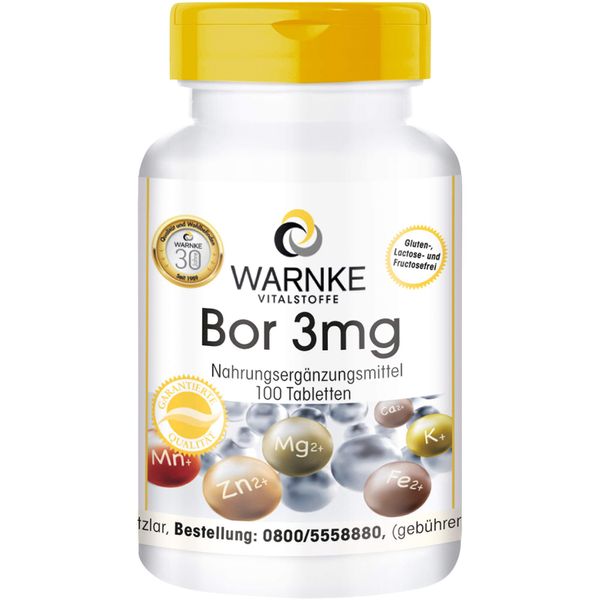 Warnke Bor 3 mg, 100 St. Tabletten