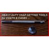 50 Buttons & Sockets for canvas SNAP Nickel with TOOLS