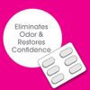 vH essentials Vaginal Odor Treatment - pH Balanced Vaginal Suppositories - 6 Tablets With Applicator, White, (667-06)