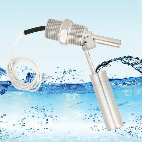 Liquid Water Level Sensor, 304 Stainless Steel Switch 1/2NPT Male Thread DC0-110V Side Mounted Liquid Water Level Sensor Switch for Aquariums Fish Hydroponics Pool