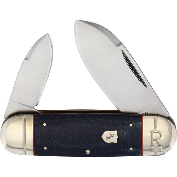 Rough Ryder Lockback Brown Burlap RR2337