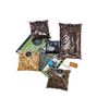 DIY Medium Open and Closed Terrarium Kit (Champagne Pebbles)