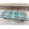 Ottoman stool Low stool Desk footrest Upholstered bench Handmade footstool