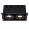 Lucide Chimney - Recessed Spotlight - GU10 - Black