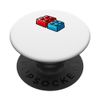 Funny Let's Block And Roll Building Blocks Brick Lover PopSockets Standard PopGrip