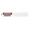 Padlock Label, 3/4 In. H, 5 In. W, PK 25