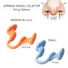 AIRMAX Nasal Dilator for Better Breathing – Natural, Comfortable, Breathing Aid Solution for Maximum Airflow and Reduced Nasal Congestion (Small - Blue)