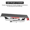 Aluminum Step Stool Folding Bench Work Platform Non-slip Drywall Ladder 330lbs