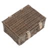 Red Hamper Wicker Picnic Basket, One Size