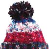 Beechfield Unisex Corkscrew Pom Beanie, Marine Splash, Unit size