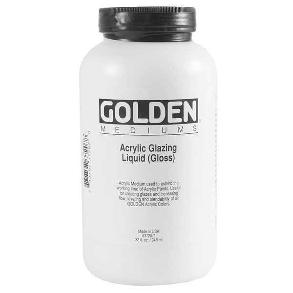 Golden Artist Colors Glazing Liquid Gloss, glazing liquid (gloss), 32 oz