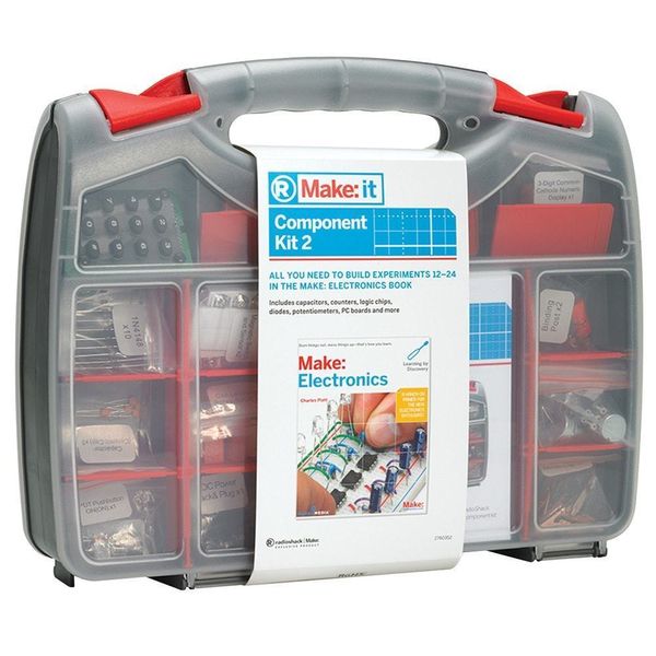 RadioShack Make IT Component Pack 2 Kit for 1st Edition Make Electronics 2760352