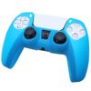Glow in The Dark Controller Skin Cover Compatible with PS5/Playstation 5 Controller, RALAN Protector Case Customised Thumb Grip