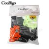 12pcs Pack Mix Colors 5/8" Compass Flint Scraper Fire Starter Whistle Buckle Plastic Paracord Bracelet Outdoor Camping Emergency Survival Travel Kits #FLC158-FWC(Mix-s)