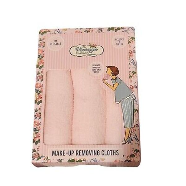 The Vintage Cosmetic Company Makeup Removing Cloths Set of 3