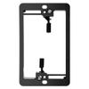 Single Gang Low Voltage Mounting Bracket Black for Low Voltage Cables 30 Pack