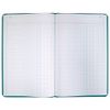 Boorum & Pease® Canvas Account Book, Journal, 16 Lb., 12 1/8" x 7 5/8", 300 Pages, Blue