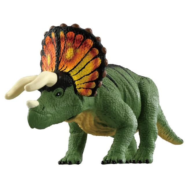 TAKARA TOMY Ania Adventure Continent Ania Kingdom Tri (Triceratops) Animal Dinosaur Toy for Ages 3 and Up