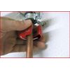 KS Tools 104.2015 Ratchet pipe cutter, 15mm