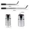 Wheel Lug Wrench Standard Sockets Telescoping Extendable Car Tire Nut Tool Quick