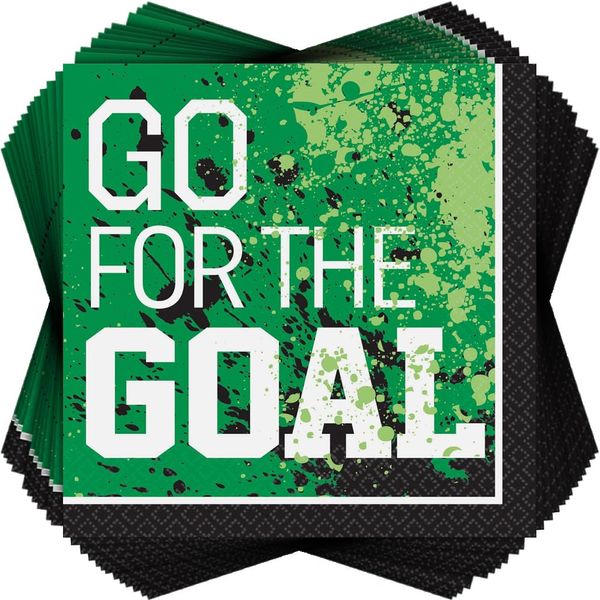 Soccer 'Goal Getter' Lunch Napkins (36ct)