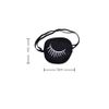 Black Eyepatch Eyelash Monocular Eyepatch Silk Adjustable Concave Single Patch Recovery Eye Patch for Adults