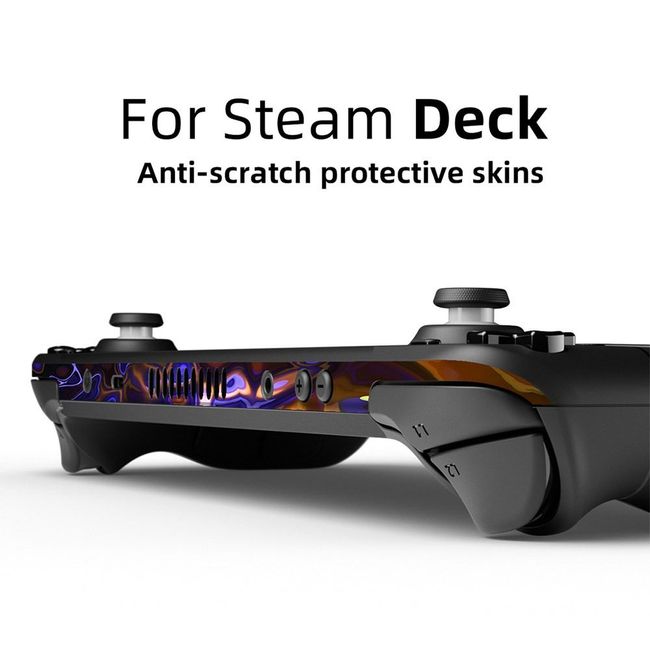 Protective Sticker Vinyl Skin For Steam Deck Console Full Set